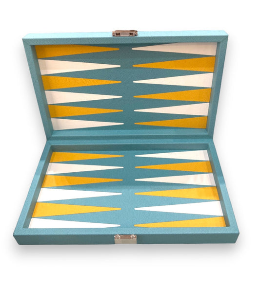 Small Backgammon Turquoise