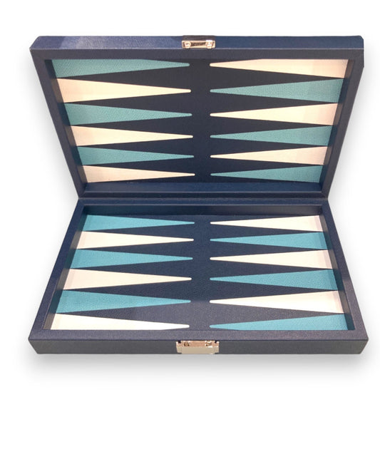 Small Backgammon Dark Blue