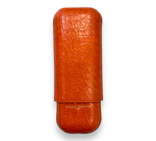 Double Cigar Case | Crocodile